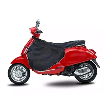Immagine di Stecto Coprigambe per scooter, protezione universale dalle intemperie con dal freddo, strisce riflettenti scooter e moto