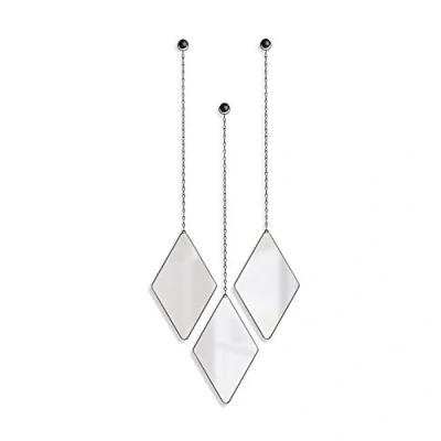 Immagine di Umbra Dima Specchi a forma di rombo, Set 3, Specchio, Nero