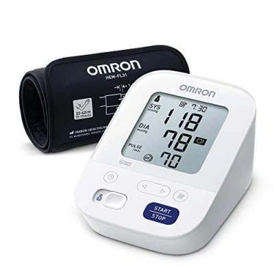 Immagine di OMRON X3 Comfort Misuratore di Pressione Arteriosa da Braccio digitale Apparecchio per Misurare la con Bracciale Preformato Intelli Wrap, il Monitoraggio Domestico dell&#039;Ipertensione