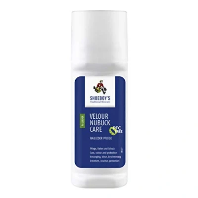 Immagine di shoeboy in velluto, nabuk e care mist free protezione per tutti i Leathers grezzi tessuti red