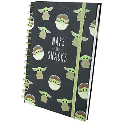 Immagine di Notebook A5 Spirale Star Wars: The Mandalorian (Snacks And Naps)