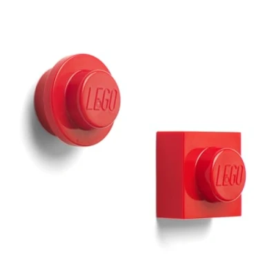 Immagine di Room Copenhagen Set di magneti Lego, Rosso, Bright Red, One Size, 2 unità