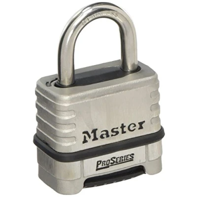 Immagine di Master Lock 1175D Lucchetto a Combinazione resettabile, in Acciaio Inox