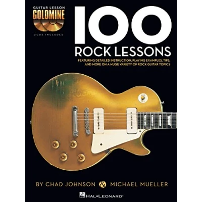 Immagine di Chad Johnson/Michael Mueller: 100 Rock Lessons [Lingua inglese]: Guitar Lesson Goldmine Series
