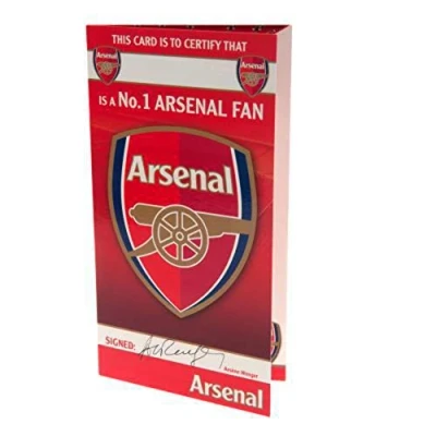 Immagine di Biglietto di compleanno ufficiale Arsenal FC n. 1 Fan Certificate