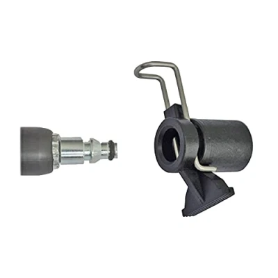 Immagine di M&amp;M Smartek Adattatore ad alta pressione per tubo spina/convertitore idropulitrice compatibile a/come Kärcher, Black &amp; Decker, Nilfisk, Stihl G1/4&quot; o con M22 IG (opzione D Nilfisk)