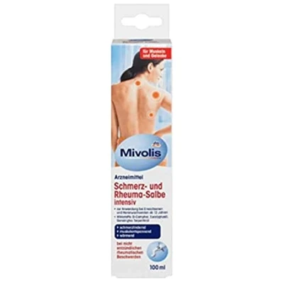 Immagine di Unguento intenso per dolore e reumatismi, analgesico, rilassante muscolare, riscaldante, 100 ml