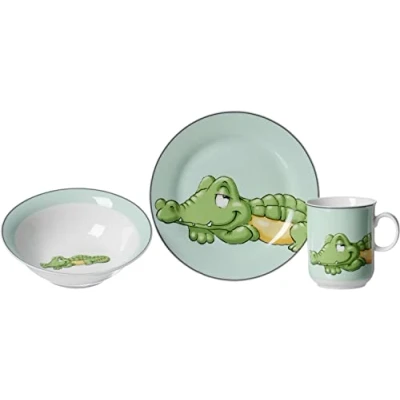 Immagine di Ritzenhoff &amp; Breker Happy Zoo Koko Set di stoviglie per bambini, 3 pezzi