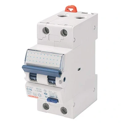 Immagine di GEWISS GW94006 Interruttore Magnetotermico Differenziale Compatto Mdc 45 1P+N Curva C 10A Tipo AC Idn=0,03A 2 Moduli
