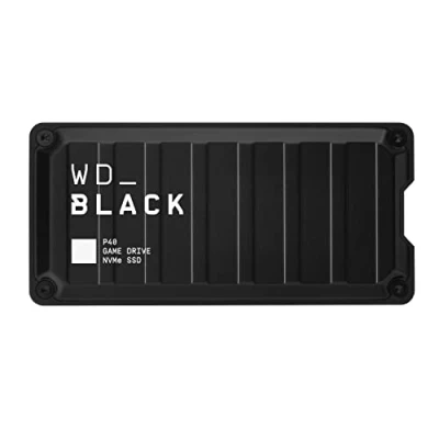 Immagine di WD_BLACK P40 2TB SSD Game Drive USB C 3.2 Gen 2x2 Unità a stato solido NVMe esterna fino 2000 MB/s Effetti luminosi RGB personalizzabili werkt met Playstation, Xbox, pc en Mac