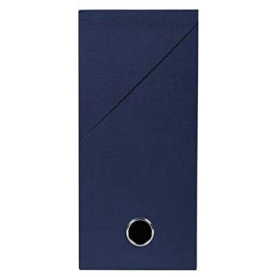 Immagine di Exacompta Cod. 89427E 1 Scatola per progetti dorso 120mm consegnata già montata Carta telata F.to esterno 25,5x34cm A4 Blu scuro