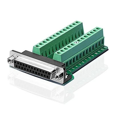 Immagine di SIENOC connettore DB25 D SUB Femmina Porta 2 Row Terminale Breakout PCB Board DB 25