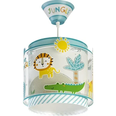 Immagine di Dalber Lampada da soffitto E 27, Giungla, Multicolore, 26 x 25