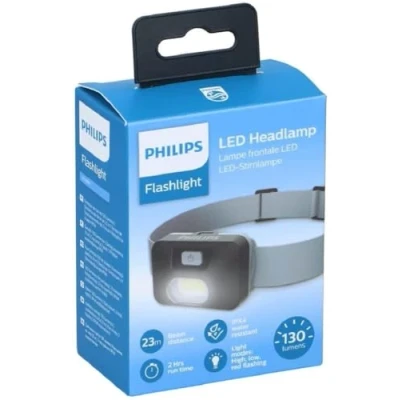 Immagine di LINTERNA FRONTAL PHILIPS SFL1000H/10 130 LUMENS REGULACION DE POTENCIA LUCES + ALARMA ILUMINACION BATERIAS