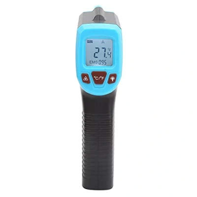 Immagine di Pistola per la Misurazione della Temperatura, Termometro A Infrarossi, con Display LCD Industriale Senza GM320S(blu), Termometri Infrarossi E