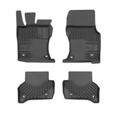 Immagine di FROGUM No. 77 77425941 Set tappetino TPE (elastomero termoplastico) anteriore e posteriore 4 nero Su misura