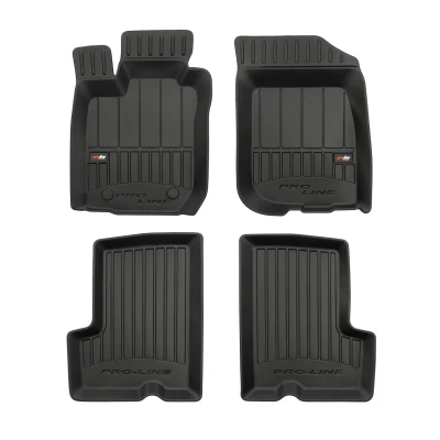 Immagine di FROGUM 3D407152 Set tappetino Gomma anteriore e posteriore 4 nero Su misura DACIA: Duster SUV