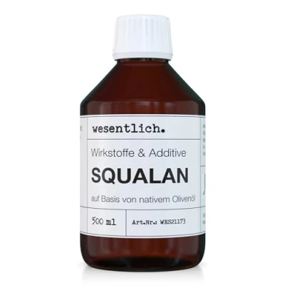 Immagine di Squalan (500ml) olio nutriente a base di vergine essenziale.