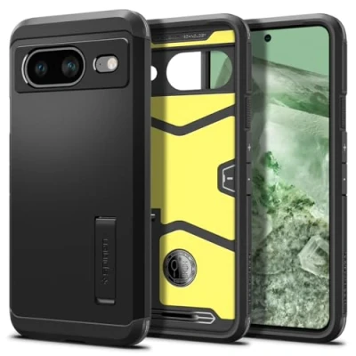 Immagine di Spigen Cover Tough Armor Compatibile con Google Pixel 8 Nero