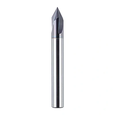 Immagine di SpeTool Fresa per Smusso 3 Flauti CNC Incisione 60 Gradi Scanalatura a V Diametro Gambo 6mm con TiAlN Rivestimento in Carburo Solido di Tungsteno Frese Legno Incidere Smussi