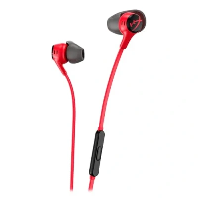 Immagine di HyperX Cloud Auricolari, Connettore a 90 Gradi, Cavo Antigroviglio, 4 Misure di Copriauricolari in Silicone, Microfono Integrato e Pulsante Multifunzione, Adatto per Nintendo Switch PC, Rosso