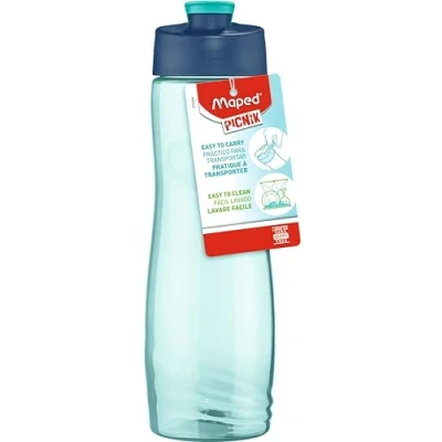 Immagine di Maped Picnik Borraccia Origins da 750 ml, manico compatto, semplice e pratico, senza BPA, facile pulire, colore: blu