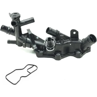Immagine di Autocraft Alloggiamento termostato acqua con guarnizione compatibile per Captur Clio 4 KADJAR KANGOO MEGANE SCENIC THALIA TWINGO DACIA LOGAN 2 LODGY DUSTER DOKKER SANDERO MICRA V OEM: 110608635R