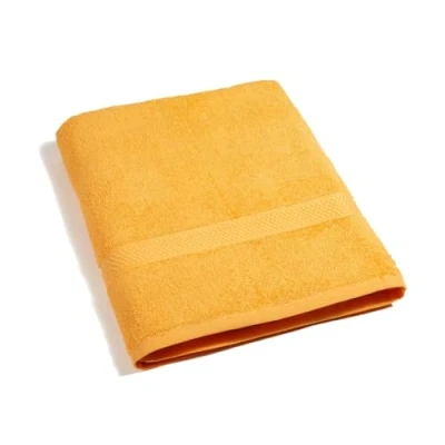 Immagine di Caleffi Telo Bagno MINORCA in Spugna 100% Morbido Cotone Idrofilo 450gsm, Lavabile Lavatrice 40 + Asciugatrice, Misura Standard (100X150cm.) Colore TOPAZIO