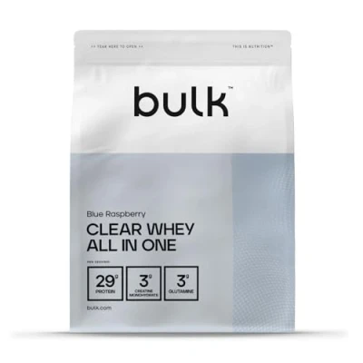 Immagine di Bulk Clear Whey All in One, Protein Powder Shake, Blue Raspberry, 500 g