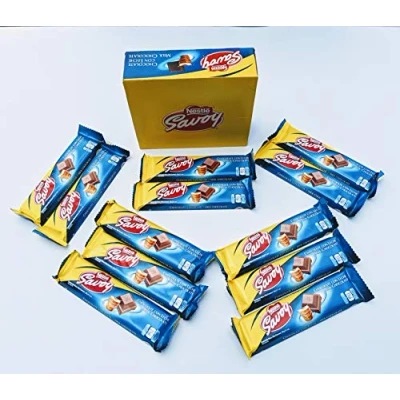 Immagine di SAVOY NESTLE Chocolate con Leche / Milk Latte al Cioccolato 12 unidades/units/unità 30 gr 1,06 oz. cada una/each/ciascuna