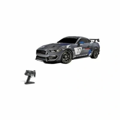Immagine di Mondo Motors macchina radiocomandata Global Mustang GT4 4WD R/C modello in scala 1/10 fino a 30 km/h di velocità Drift Action auto giocattolo per bambini 63529