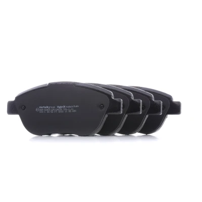 Immagine di metelligroup 22 0322 1 Pastiglie Freno Anteriori E Posteriori, Made in Italy, Pezzo di Ricambio per Auto/Automobile, Kit da 4 Pezzi, Certificate ECE R90, Prive Rame