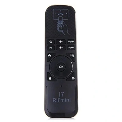 Immagine di Rii Mini i7 Wireless Telecomando con Mouse giroscopico per Smart TV, PC (Android Raspberry Pi), (Windows Mac Linux), Console (Xbox One Xbox 360), Tablet Windows)