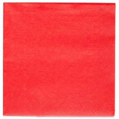 Immagine di Amscan Fiesta Red 9915402 203 Tovaglioli ecologici compostabili Confezione da 20