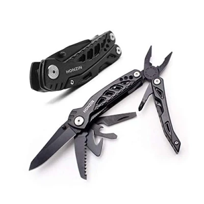 Immagine di HONZIN Coltello Multiuso,Utensile Acciaio 13 in1 Inossidabile, Adatto per Il Campeggio, Escursioni e all&#039;aperto