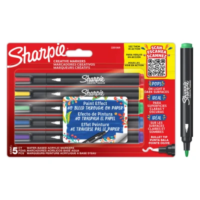 Immagine di Sharpie Creative Marker Colori assortiti 5 pz