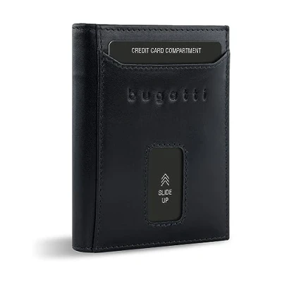 Immagine di bugatti Secure RFID Schutz Portafoglio, Uomo, Taglia: One Size, Schwarz