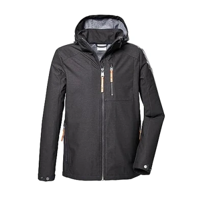 Immagine di G.I.G.A. DX Uomo Giacca softshell con cappuccio staccabile/giacca da esterno GS 7 MN SFTSHLL JCKT, anthracite, XL, 41491 000
