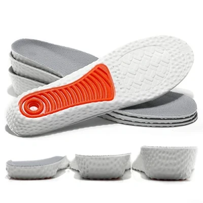 Immagine di Solette elastiche per aumentare l&#039;altezza, supporto arco plantare, ammortizzanti, scarpe sportive, sollevamento del tallone, uomini e donne, 3,5 cm