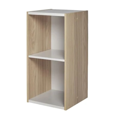 Immagine di Iris Ohyama, Libreria/scaffale per armadietto a 2 livelli/mobili laterali/scaffale salvaspazio, Modulare, Altezza mensola regolabile 3,2 cm, Ufficio, Casa Space Saving Shelf UB 6030 Marrone
