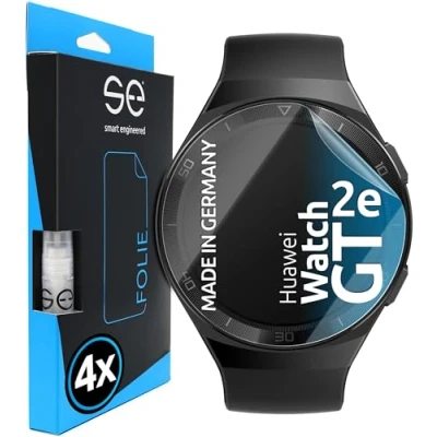 Immagine di smart engineered 3D Pellicola Protettiva per schermo Huawei Watch GT 2e [4 pezzi Transparente, Case friendly, Non Vetro Temperato ma TPU