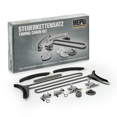 Immagine di HEPU 21 0638 Kit Catena distribuzione con ingranaggio comando dentata, chiusa, Simplex BMW: 5 Touring, Sedan, 7