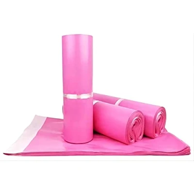 Immagine di Sipobuy 100 sacchetti per spedizioni postali espresse, in polietilene, impermeabili e a prova di umidità (rosa, 30 x 42 cm)
