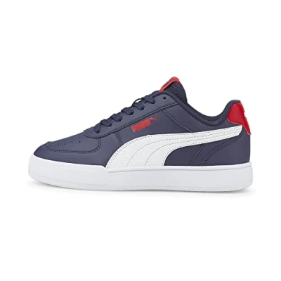 Immagine di PUMA Caven Jr, Scarpe da Ginnastica, Peacoat White High Risk Red, 37 EU