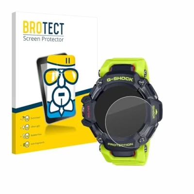 Immagine di brotect Pellicola Protettiva Vetro per Casio G Shock GBD H2000 Protezione Schermo [Durezza Estrema 9H, Chiaro]