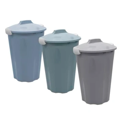 Immagine di Maxi bidone universale per la spazzatura, 40 litri, con coperchio bloccabile, in 3 colori
