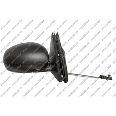 Immagine di Specchio retrovisore esterno Prasco SK3267113 Dx nero Regolazione:comando cavo flessibile, convesso, senza tinta SKODA: Roomster, Roomster Praktik
