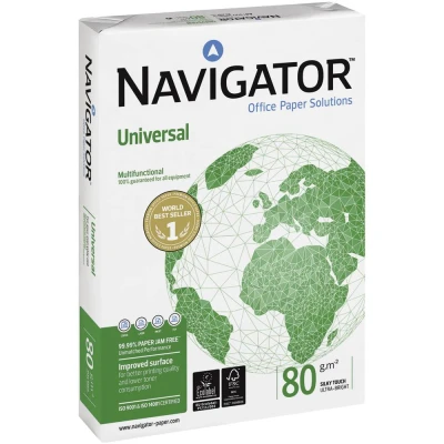 Immagine di Navigator 82470A80S Carta universale per stampanti DIN A4 80 g/m² 2500 Foglio Bianco