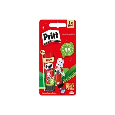 Immagine di Pritt Colla Stick 11 Gr, Per Bambini Sicura E Affidabile, Lavoretti Fai Da Te, Con Una Tenuta Forte Uso Scuola Ufficio, Trasparente, 11g