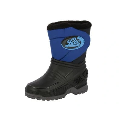 Immagine di Lico Terra, Stivali da Neve Unisex Bambini, Nero (Schwarz/Blau Schwarz/Blau), 26 EU